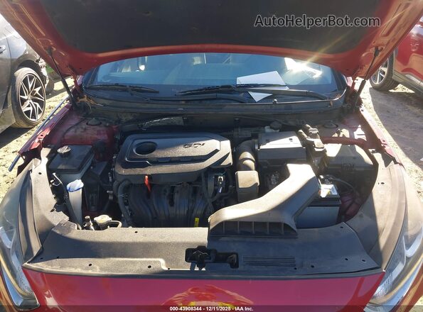 5NPE24AFXJH640196 2018 HYUNDAI SONATA Red Vista trasera