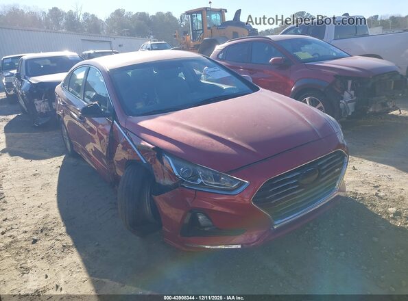 5NPE24AFXJH640196 2018 HYUNDAI SONATA Red Delantero derecho