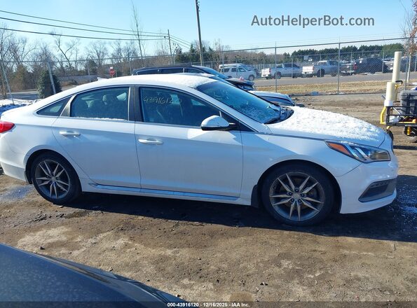 5NPE34AB0HH577596 2017 HYUNDAI SONATA Белый Вид щитка приборов
