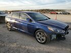 2018 Hyundai Sonata Sport Синий vin: 5NPE34AF0JH636509