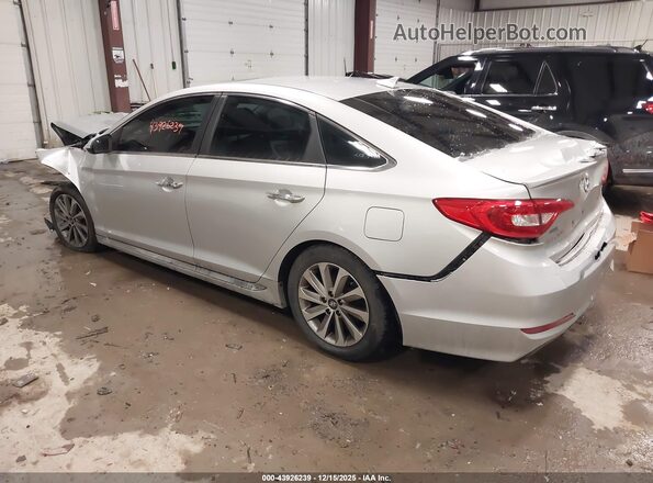 5NPE34AF4HH525665 2017 HYUNDAI SONATA Серебряный Задняя левая четверть