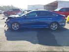 2018 Hyundai Sonata Sel+ Blue vin: 5NPE34AF5JH723256