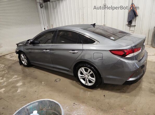 5NPE34AF6JH720642 2018 HYUNDAI SONATA Gray Задня ліва чверть