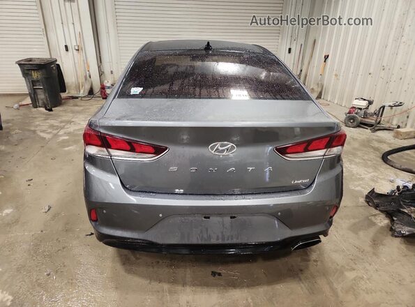 5NPE34AF6JH720642 2018 HYUNDAI SONATA Gray Вид ззаду