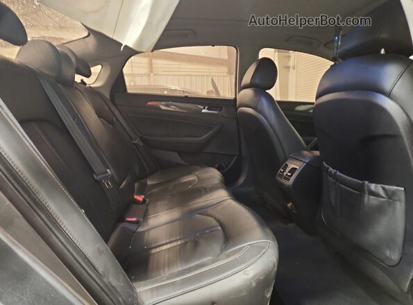 5NPE34AF6JH720642 2018 HYUNDAI SONATA Gray Вид задніх сидінь