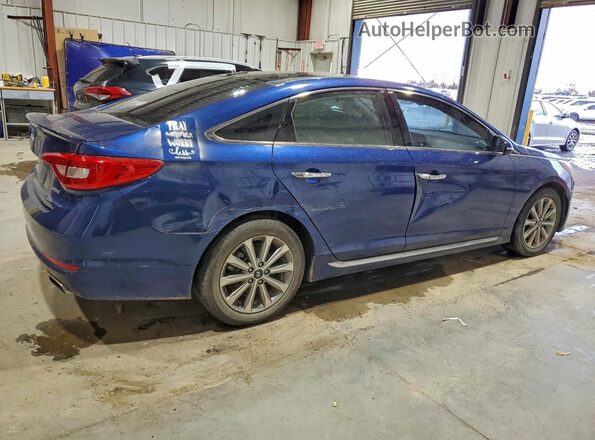 5NPE34AF7GH279113 2016 HYUNDAI SONATA Blue Tył prawy