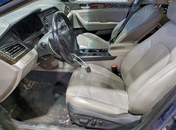 5NPE34AF7GH279113 2016 HYUNDAI SONATA Blue Widok wnętrza z przodu