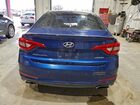 2016 Hyundai Sonata Sport Blue vin: 5NPE34AF7GH279113