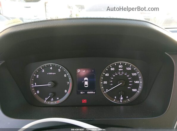 5NPE34AF8HH550620 2017 HYUNDAI SONATA Синий Вид задних сидений