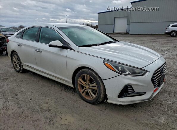 5NPE34AFXJH620575 2018 HYUNDAI SONATA White Передня права чверть