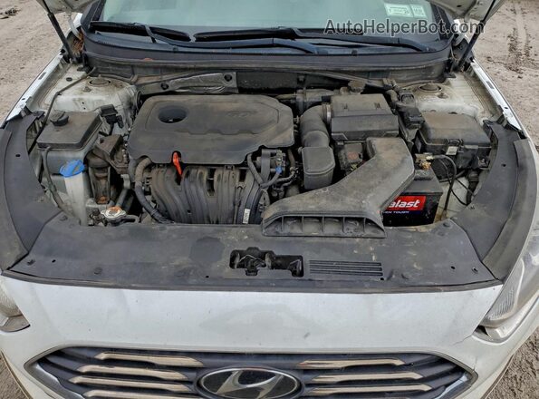5NPE34AFXJH620575 2018 HYUNDAI SONATA White Вид задньої частини салону