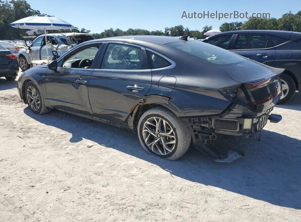 5NPEF4JA9LH015204 2020 HYUNDAI SONATA Gray Trasero izquierdo