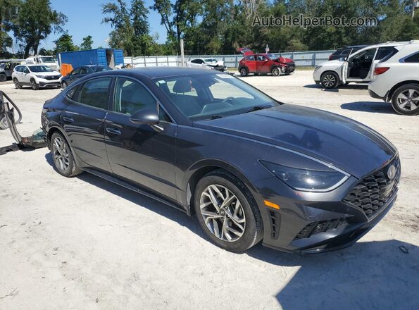 5NPEF4JA9LH015204 2020 HYUNDAI SONATA Gray Delantero derecho