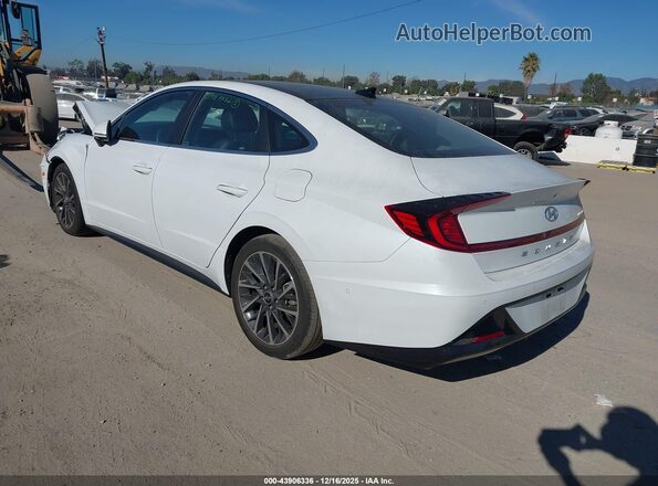 5NPEH4J24LH032995 2020 HYUNDAI SONATA Белый Задняя левая четверть