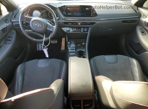 5NPEK4JC9NH134337 2022 HYUNDAI SONATA Black Vista del salpicadero
