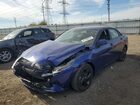 2022 Hyundai Elantra Sel Blue vin: 5NPLM4AG4NH068767