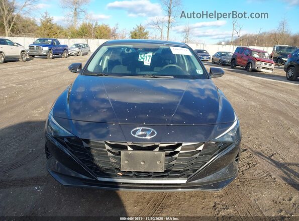 5NPLM4AG8NH071493 2022 HYUNDAI ELANTRA Черный Вид щитка приборов