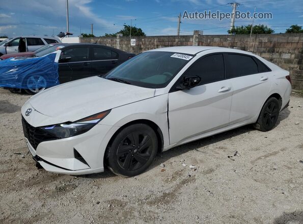 5NPLM4AG9MH004416 2021 HYUNDAI ELANTRA White Przód lewy