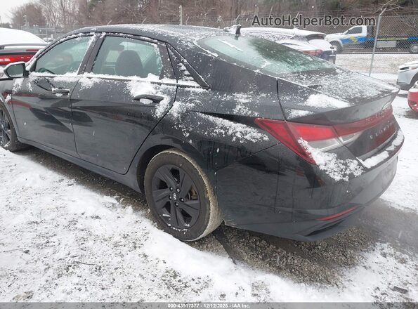 5NPLM4AG9NH054170 2022 HYUNDAI ELANTRA Black Trasero izquierdo