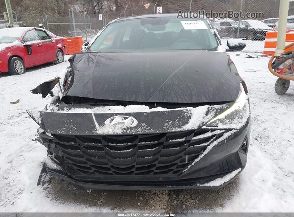 5NPLM4AG9NH054170 2022 HYUNDAI ELANTRA Black Vista del cuadro de instrumentos