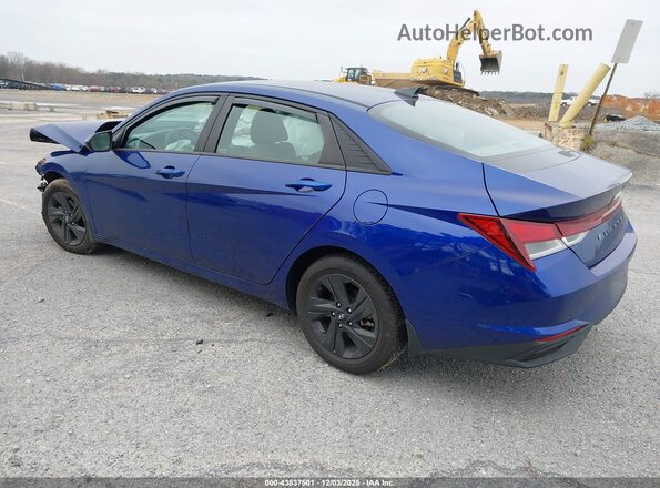 5NPLS4AG8NH057311 2022 HYUNDAI ELANTRA Синий Задняя левая четверть