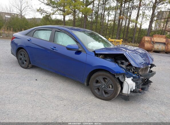 5NPLS4AG8NH057311 2022 HYUNDAI ELANTRA Синий Передняя правая четверть