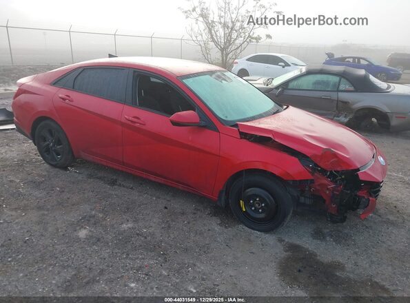5NPLS4AGXNH059366 2022 HYUNDAI ELANTRA Red წინა მარჯვენა