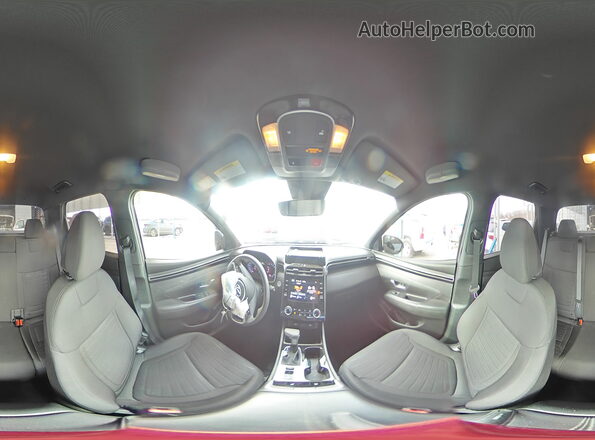 5NTJB4AEXPH042772 2023 HYUNDAI SANTA Gray Vista de la etiqueta del VIN