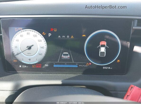 5NTJC4AE2NH018072 2022 HYUNDAI SANTA CRUZ White Вид задніх сидінь
