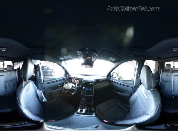 5NTJEDAFXNH029047 2022 HYUNDAI SANTA Белый Панорамный вид салона 360°