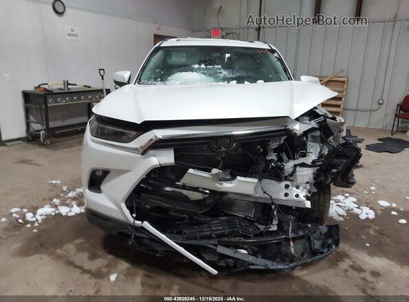 5TDAAAB54SS096392 2025 TOYOTA GRAND HIGHLANDER White Widok zestawu wskaźników