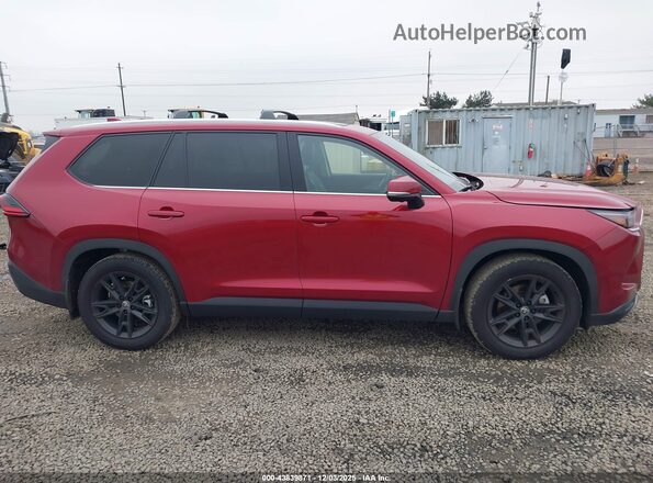 5TDAAAB55SS094795 2025 TOYOTA GRAND HIGHLANDER Бордовый Вид задней части салона