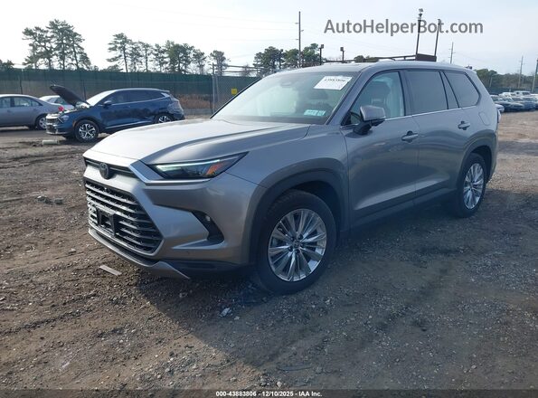 5TDAAAB5XSS072663 2025 TOYOTA GRAND HIGHLANDER Серый Передняя левая четверть