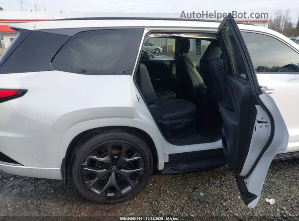 5TDABAB67SS012622 2025 LEXUS TX 500H White Vista de la etiqueta del VIN