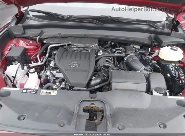 5TDADAB5XSS021929 2025 TOYOTA HIGHLANDER HYBRID Красный Вид сзади