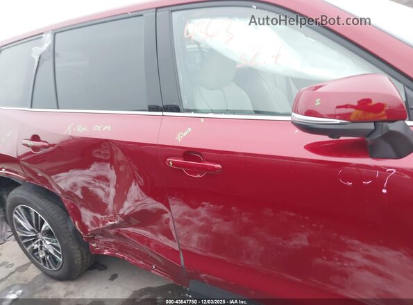 5TDADAB5XSS021929 2025 TOYOTA HIGHLANDER HYBRID Красный Вид задней части салона