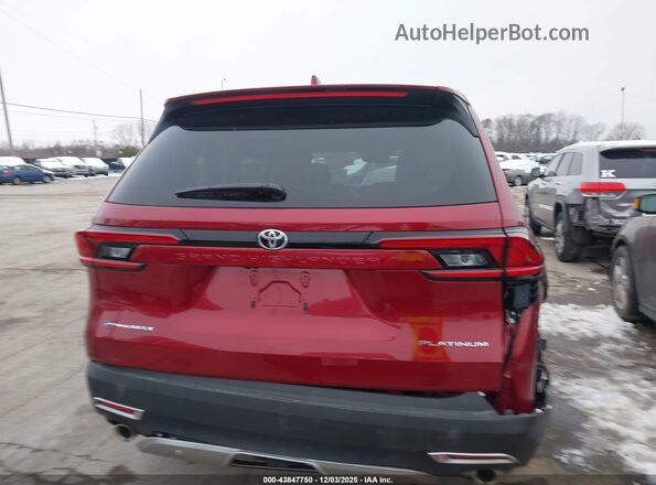 5TDADAB5XSS021929 2025 TOYOTA HIGHLANDER HYBRID Красный 