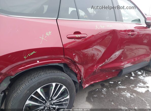 5TDADAB5XSS021929 2025 TOYOTA HIGHLANDER HYBRID Красный 