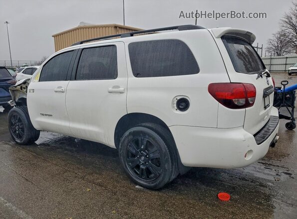 5TDBY5G10JS158737 2018 TOYOTA SEQUOIA Белый Задняя левая четверть