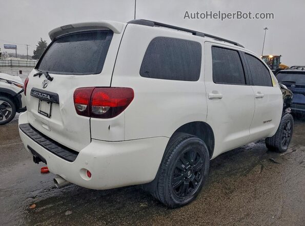 5TDBY5G10JS158737 2018 TOYOTA SEQUOIA Белый Задняя правая четверть