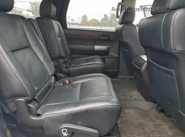 5TDBY5G10JS158737 2018 TOYOTA SEQUOIA Белый Вид задней части салона