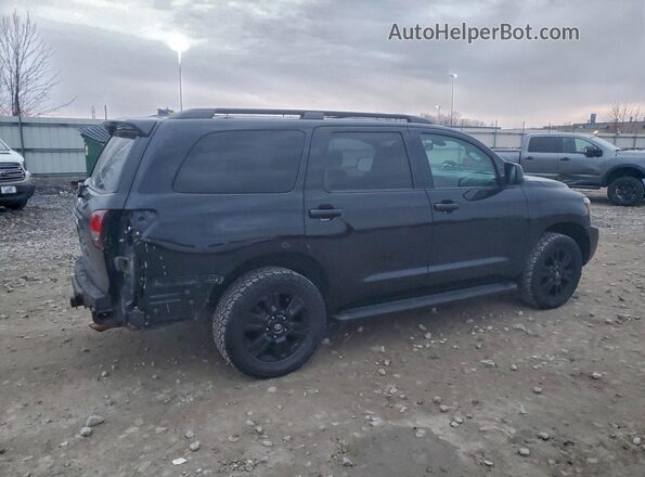 5TDBY5G10JS164022 2018 TOYOTA SEQUOIA Black Tył prawy