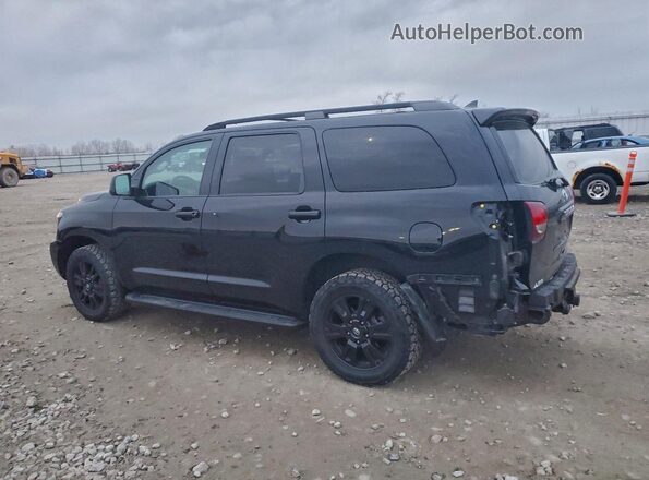 5TDBY5G10JS164022 2018 TOYOTA SEQUOIA Black Tył lewy