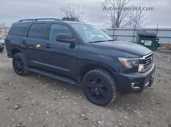 5TDBY5G10JS164022 2018 TOYOTA SEQUOIA Black Przód prawy