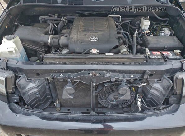 5TDBY5G10JS164022 2018 TOYOTA SEQUOIA Black Widok komory silnika