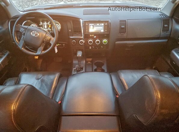 5TDBY5G10JS164022 2018 TOYOTA SEQUOIA Black Widok deski rozdzielczej