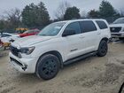 2020 Toyota Sequoia Sr5 White vin: 5TDBY5G18LS181167