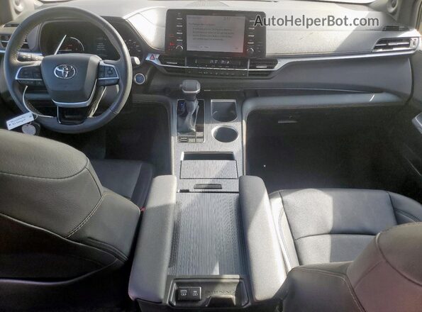 5TDCSKFC1PS102712 2023 TOYOTA SIENNA Black Widok deski rozdzielczej