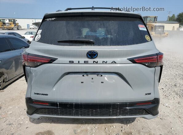 5TDCSKFC6SS161215 2025 TOYOTA SIENNA Gray Widok z tyłu