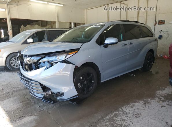 5TDCSKFC7SS217405 2025 TOYOTA SIENNA Gray Przód lewy